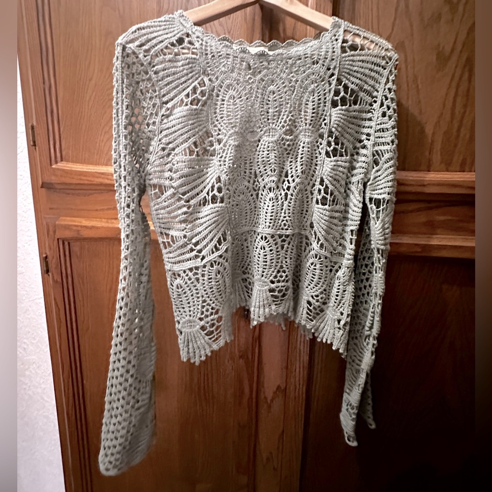 Crochet long sleeve